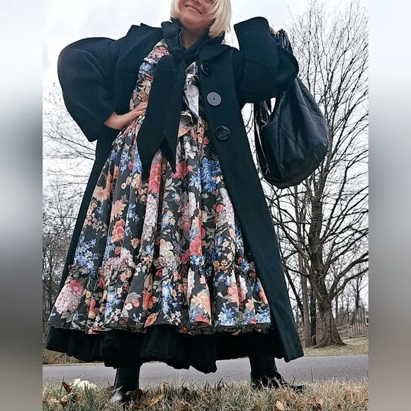 Zara Oversized Wool Maxi Coat Size L - Picture 4 of 4